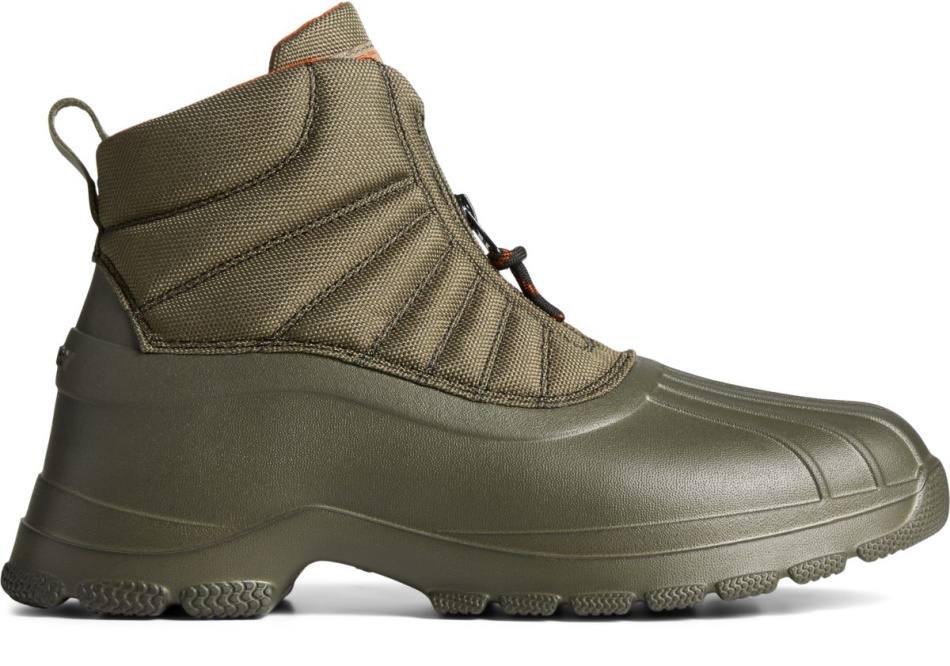 Sperry Duck Float Zip Boot Olive