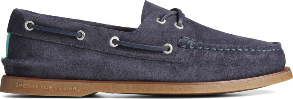 Sperry Gold Cup Authentic Original Suede Boat Shoe Navy