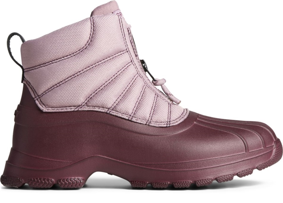 Sperry SeaCycled Duck Float Zip Up Boot Lavender