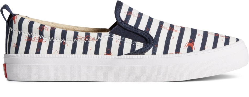 Sperry Sperry x JAWS Crest Twin Gore Stripe Slip On Sneaker Blue