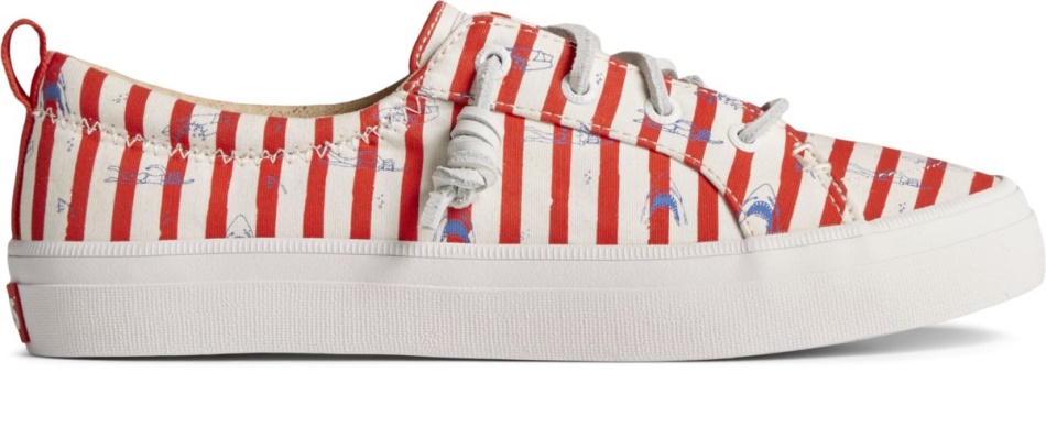 Sperry x JAWS Crest Vibe Stripe Sneaker Red Sperry