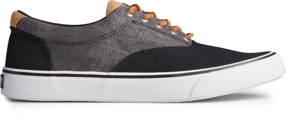 Striper II CVO Waxy Canvas Sneaker Sperry Grey Tonal